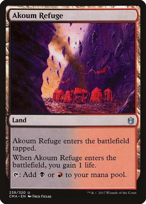 Akoum Refuge from Commander Anthology