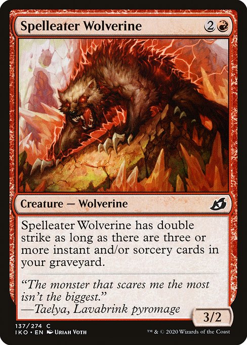 Spelleater Wolverine highlighted card art