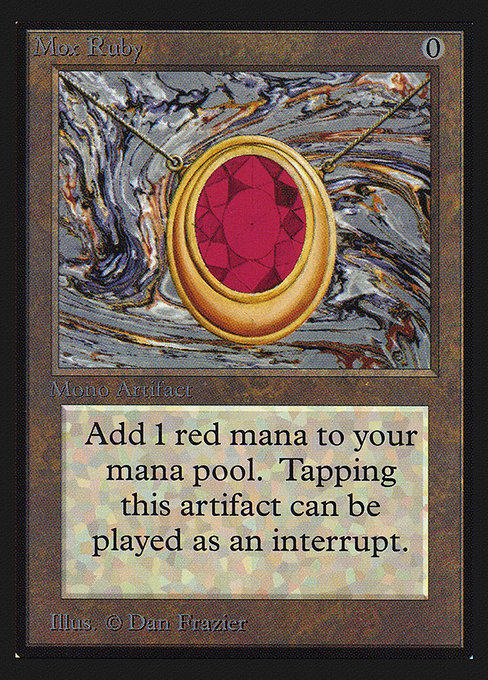 Mox Ruby from Collectors' Edition