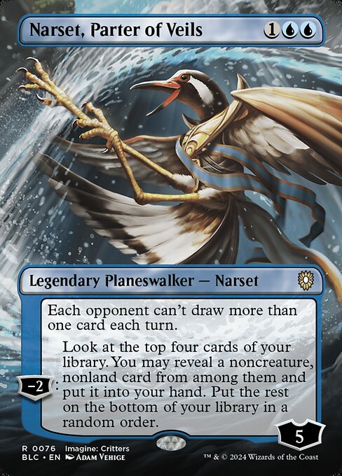 Narset, Parter of Veils from Bloomburrow Commander