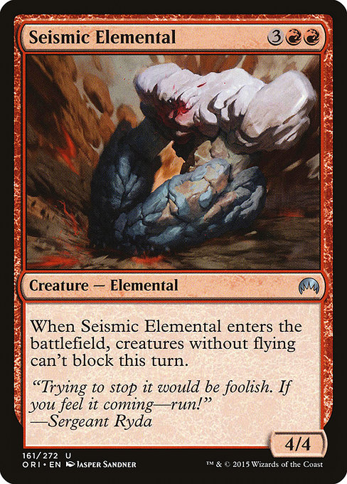 Seismic Elemental from Magic Origins