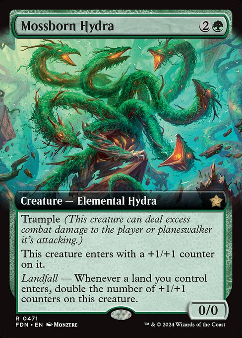 Mossborn Hydra from Foundations