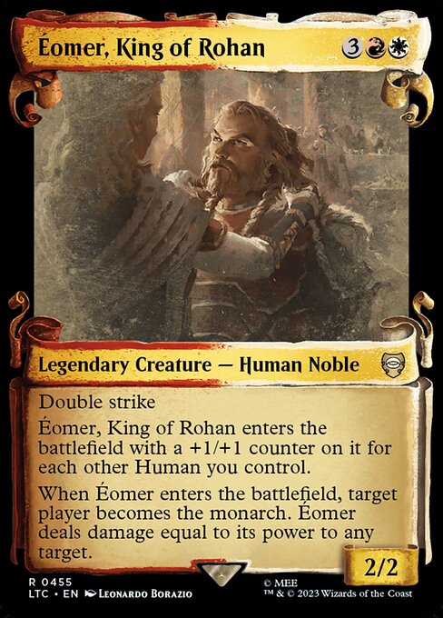Éomer, King of Rohan highlighted card art