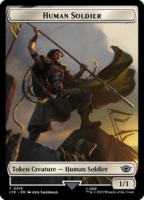 Human Soldier from Tales of Middle-earth Tokens