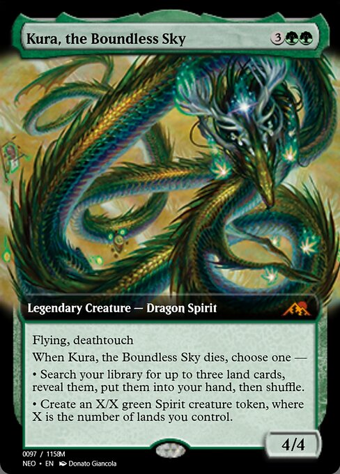 Kura, the Boundless Sky highlighted card art