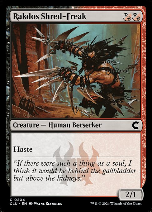 Rakdos Shred-Freak highlighted card art
