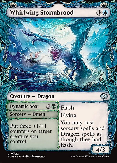 Whirlwing Stormbrood // Dynamic Soar from Tarkir: Dragonstorm