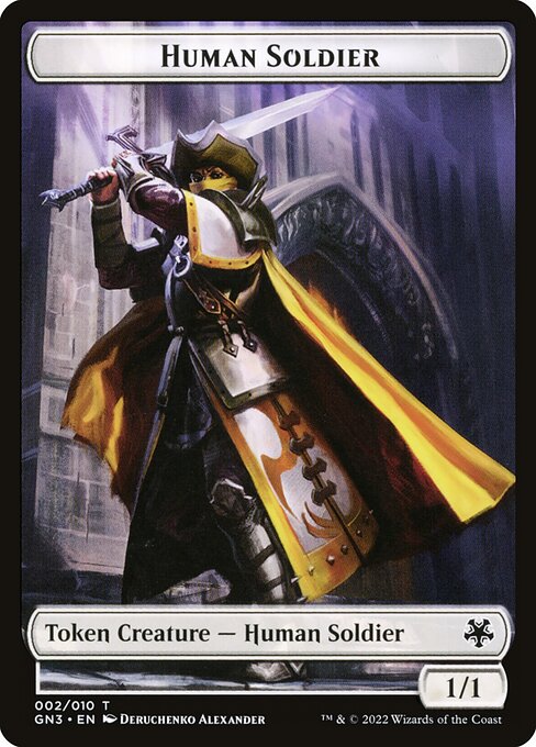 Human Soldier from Game Night: Free-for-All Tokens