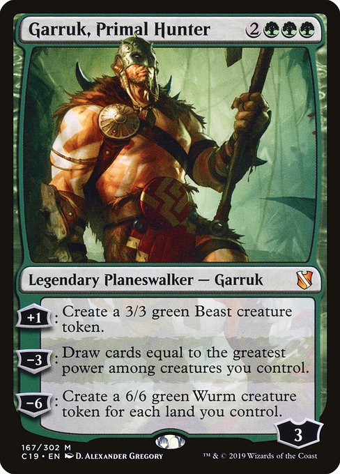 Garruk, Primal Hunter from Commander 2019