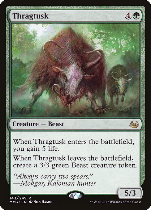 Thragtusk from Modern Masters 2017