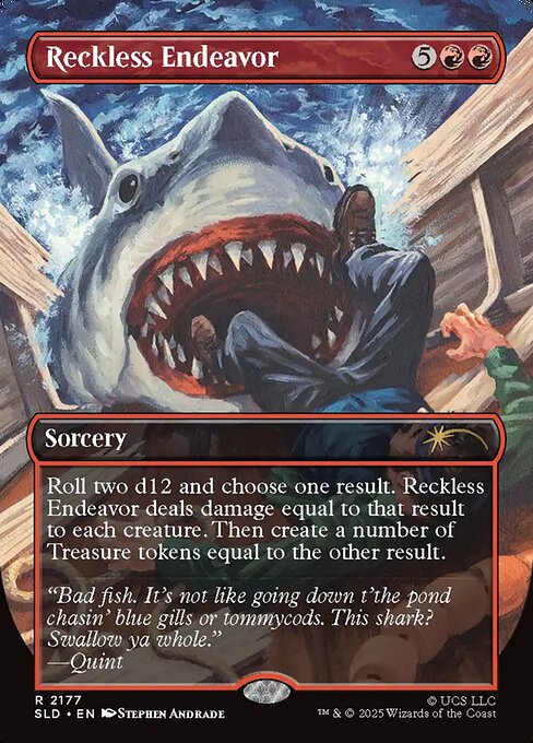 Reckless Endeavor highlighted card art