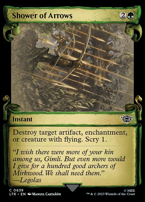 Shower of Arrows highlighted card art