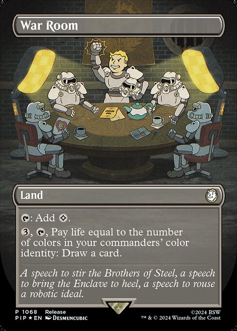 War Room highlighted card art