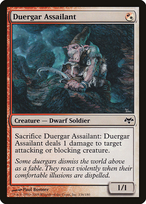 Duergar Assailant highlighted card art