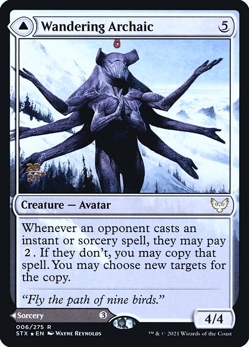 Wandering Archaic // Explore the Vastlands from Strixhaven: School of Mages Promos