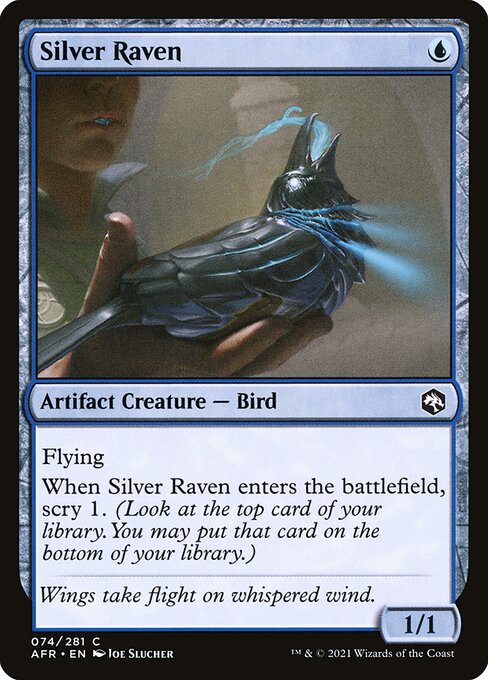 Silver Raven highlighted card art