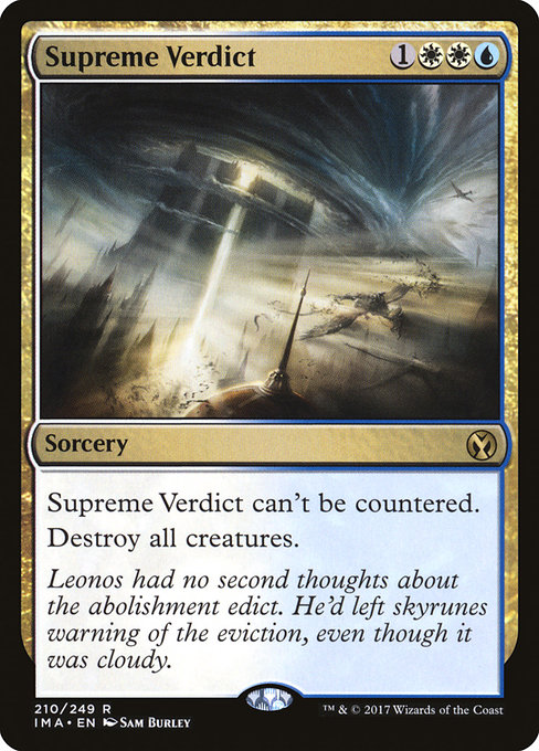 Supreme Verdict from Iconic Masters