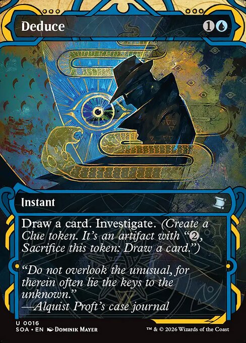 Deduce highlighted card art