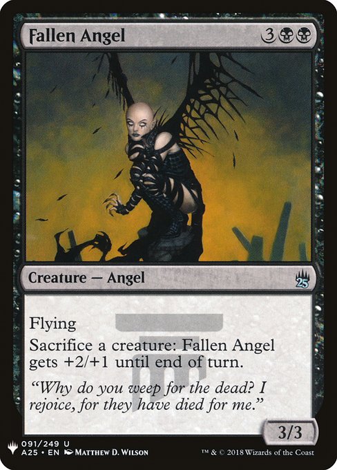 Fallen Angel highlighted card art