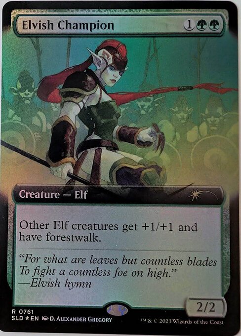 Elvish Champion highlighted card art