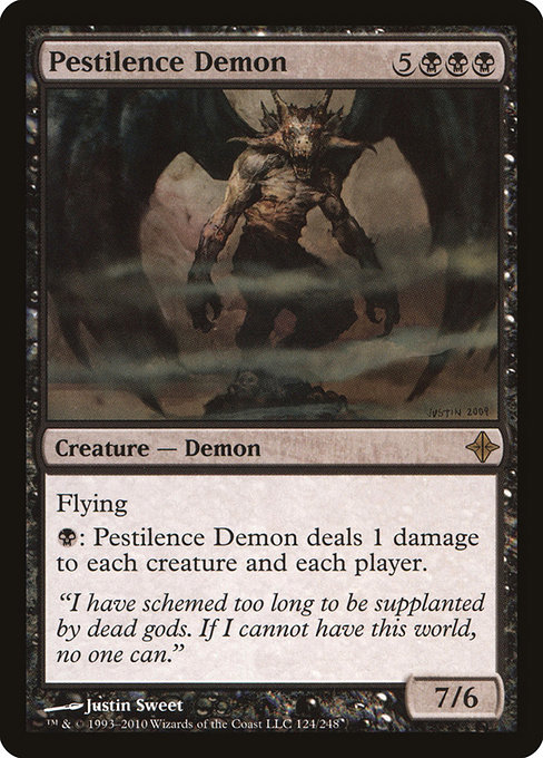 Pestilence Demon from Rise of the Eldrazi