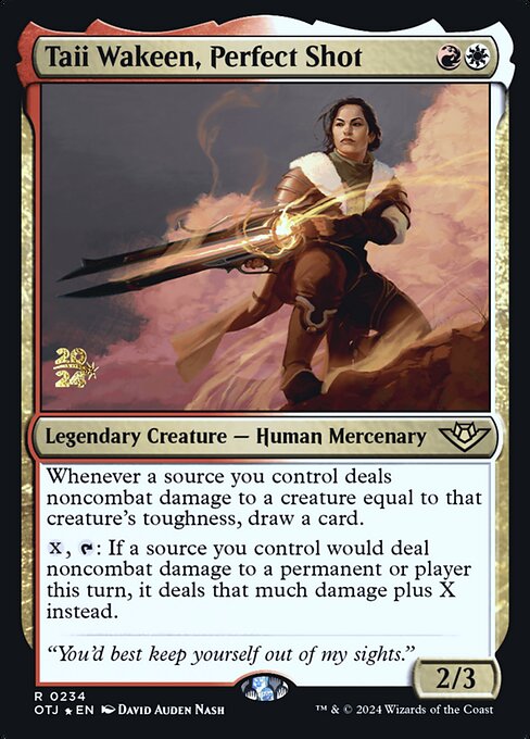 Taii Wakeen, Perfect Shot from Outlaws of Thunder Junction Promos