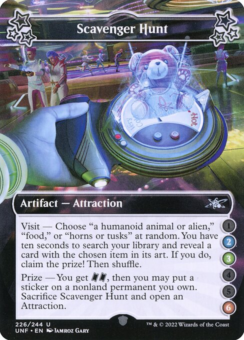 Scavenger Hunt highlighted card art