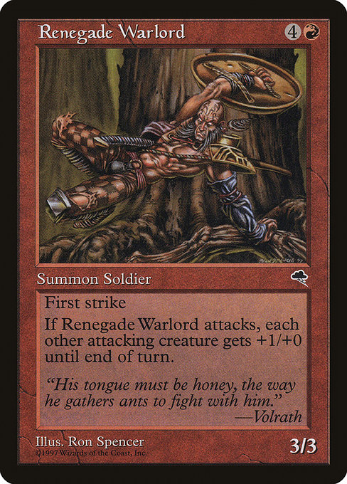 Renegade Warlord from Tempest