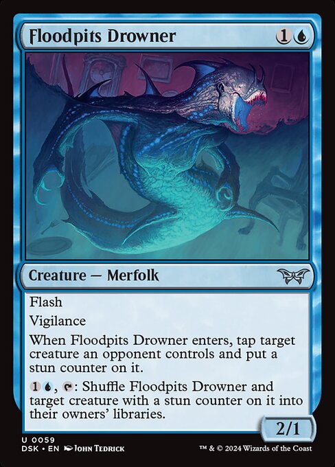 Floodpits Drowner highlighted card art