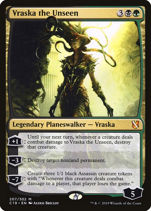 Vraska the Unseen highlighted card art
