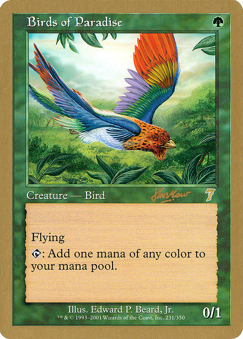 Birds of Paradise from World Championship Decks 2002