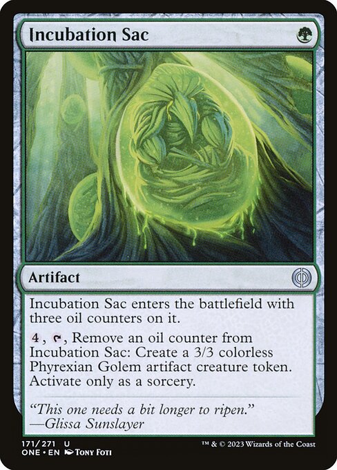 Incubation Sac highlighted card art