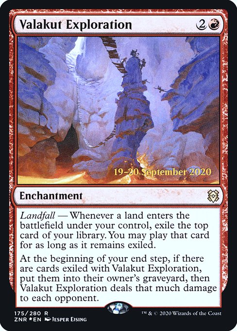 Valakut Exploration from Zendikar Rising Promos