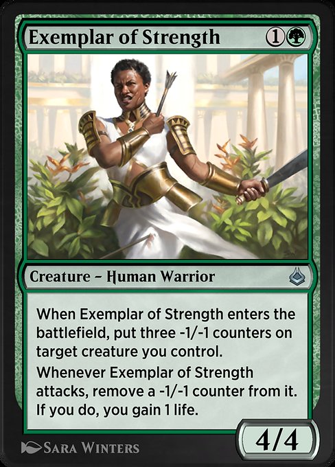 Exemplar of Strength highlighted card art