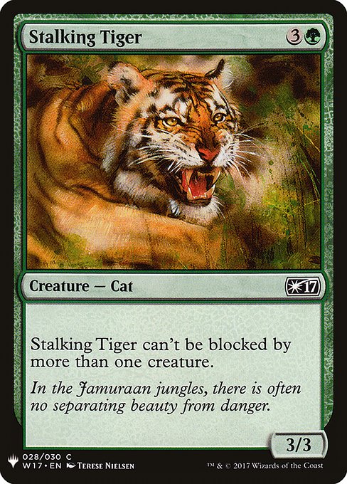 Stalking Tiger highlighted card art