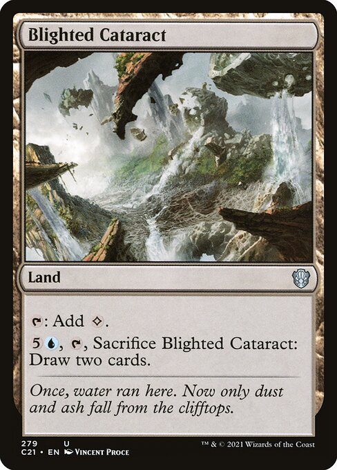 Blighted Cataract highlighted card art