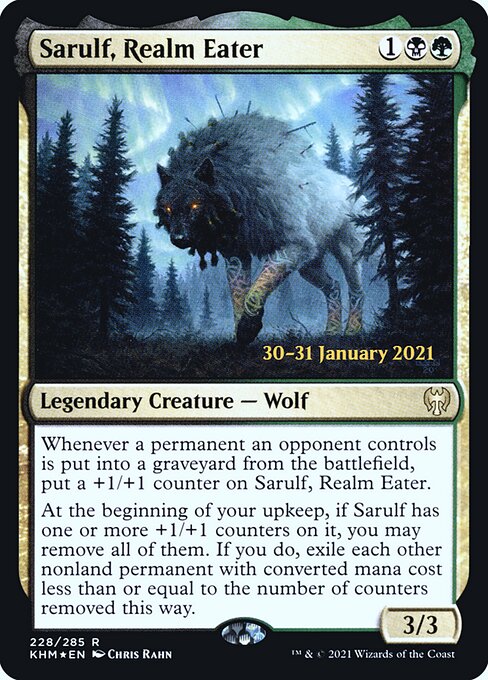 Sarulf, Realm Eater from Kaldheim Promos