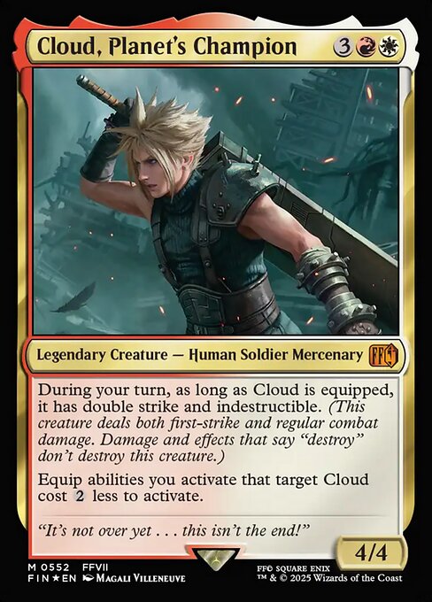 Cloud, Planet's Champion from Final Fantasy