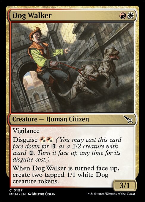 Dog Walker highlighted card art