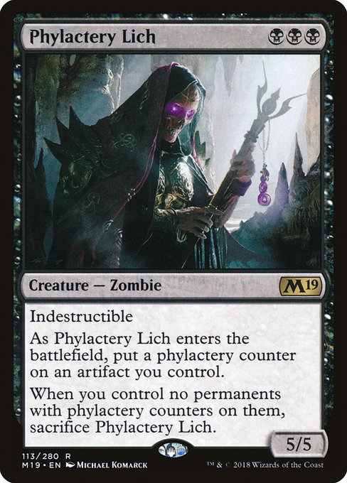 Phylactery Lich from Core Set 2019
