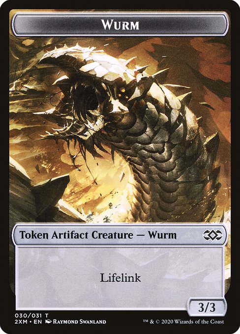 Wurm highlighted card art
