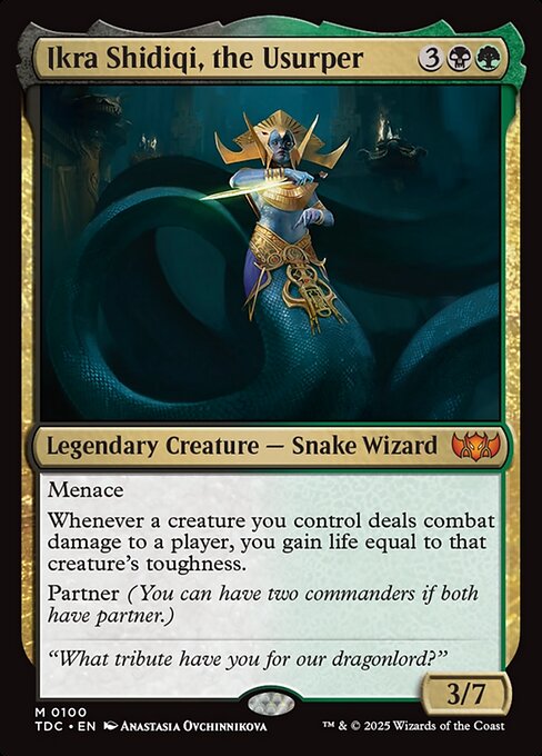 Ikra Shidiqi, the Usurper highlighted card art