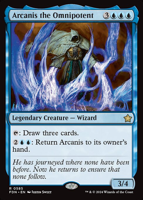 Arcanis the Omnipotent highlighted card art
