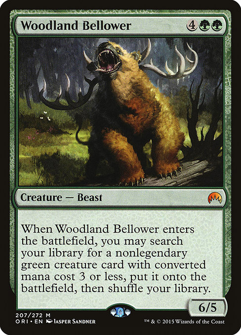 Woodland Bellower highlighted card art