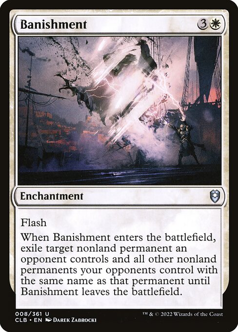 Banishment highlighted card art