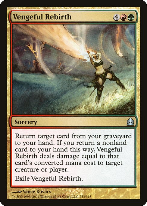 Vengeful Rebirth from Commander 2011