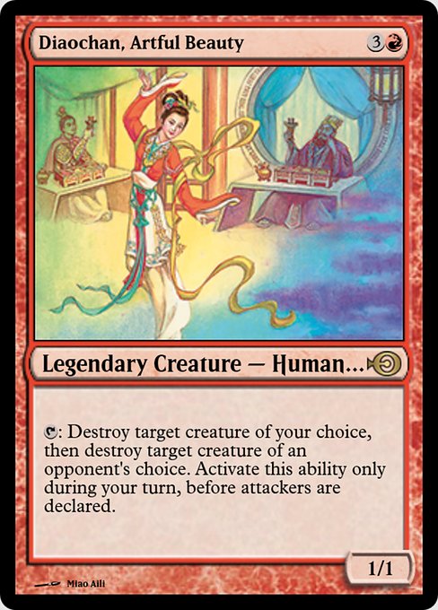 Diaochan, Artful Beauty from Magic Online Promos