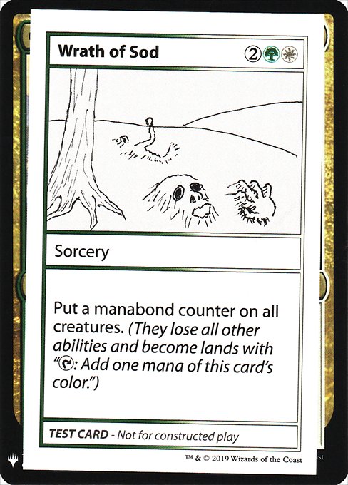 Wrath of Sod from Mystery Booster Playtest Cards 2019