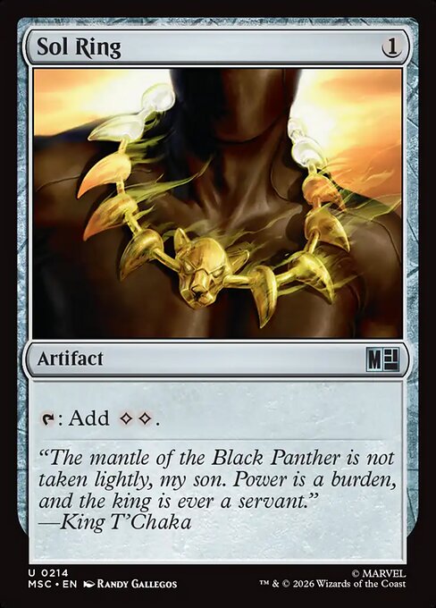 Sol Ring highlighted card art
