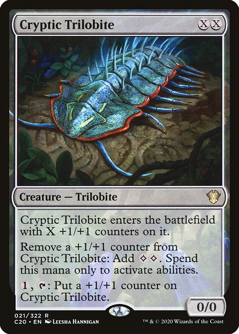 Cryptic Trilobite highlighted card art